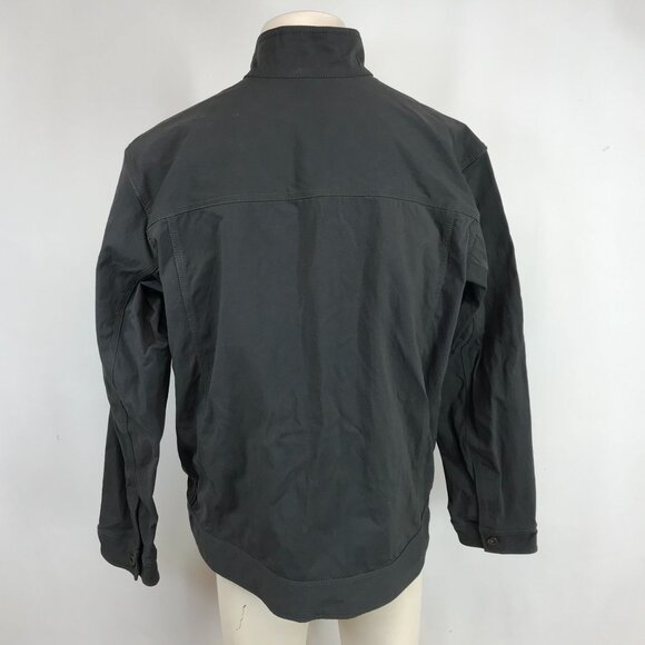 MOUNTAIN HARDWEAR ~ MENS LARGE ~ GRAY FULL ZIP NYLON BLEND FULL ZIP JACKET COAT - Picture 5 of 7
